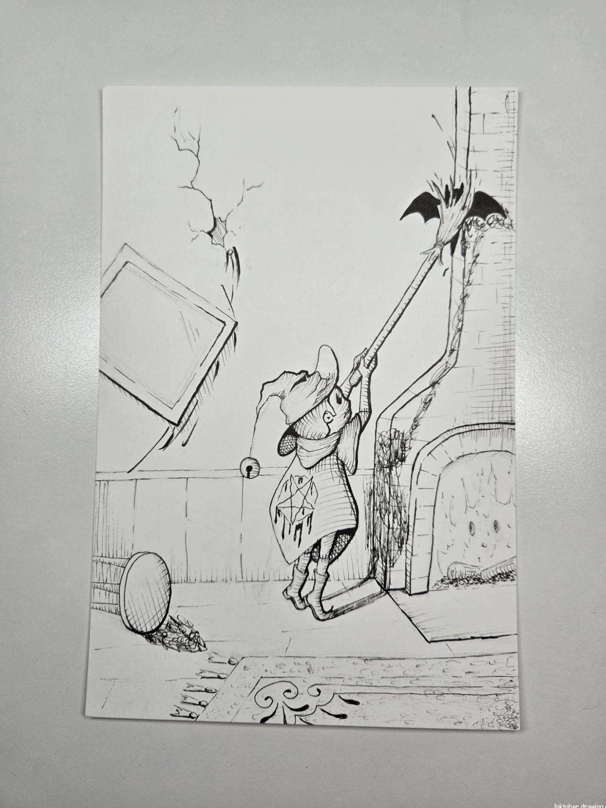 "Smack" 9x6 Original Artwork